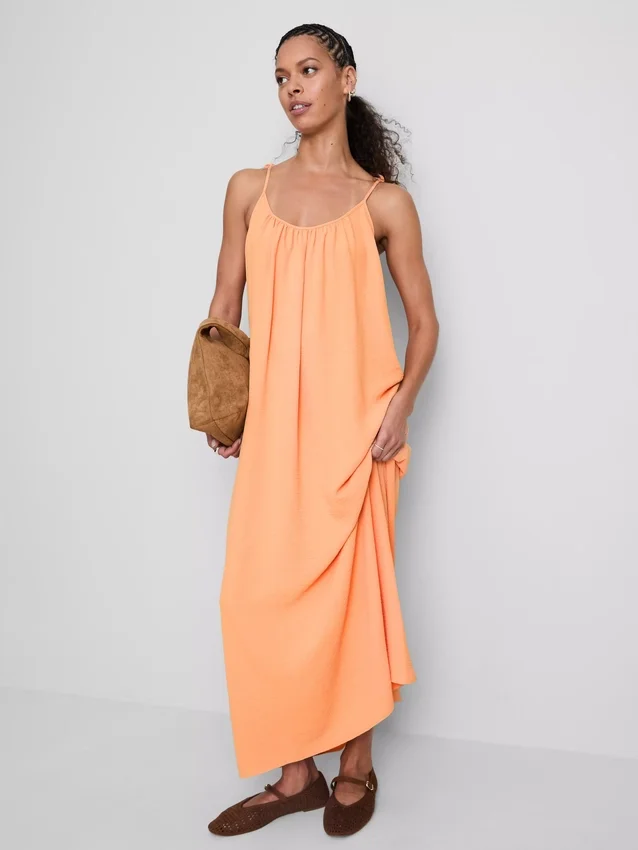 Rochie midi cu bretele Rochie midi cu bretele