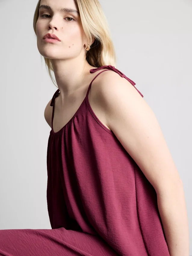 Rochie midi cu bretele Rochie midi cu bretele