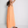 Rochie midi cu bretele Rochie midi cu bretele