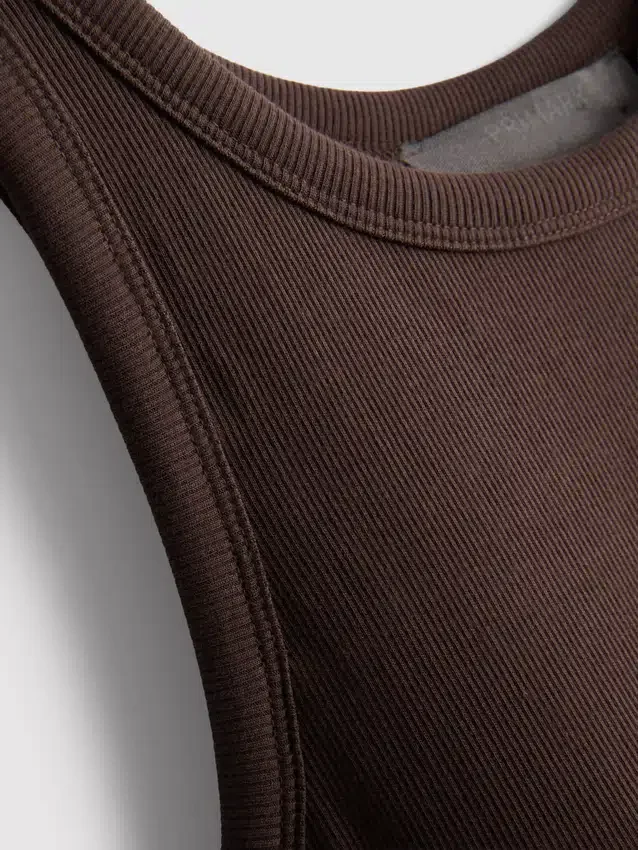 Rochie midi cu sutien încorporat, cu nervuri Rochie midi cu sutien încorporat, cu nervuri