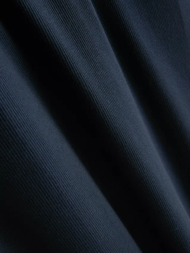 Rochie midi cu sutien încorporat, cu nervuri Rochie midi cu sutien încorporat, cu nervuri