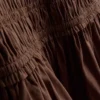 Rochie midi din bumbac, cu guler pătrat și volane Rochie midi din bumbac, cu guler pătrat și volane