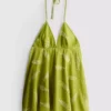 Rochie mini cu broderie în formă de pește Rochie mini cu broderie în formă de pește