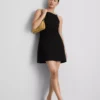Rochie mini cu decolteu pătrat Rochie mini cu decolteu pătrat