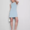 Rochie mini cu decolteu pătrat