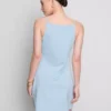 Rochie mini cu decolteu pătrat