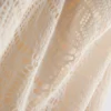 Rochie mini cu guler tip cowl, croșetată, cu bretele