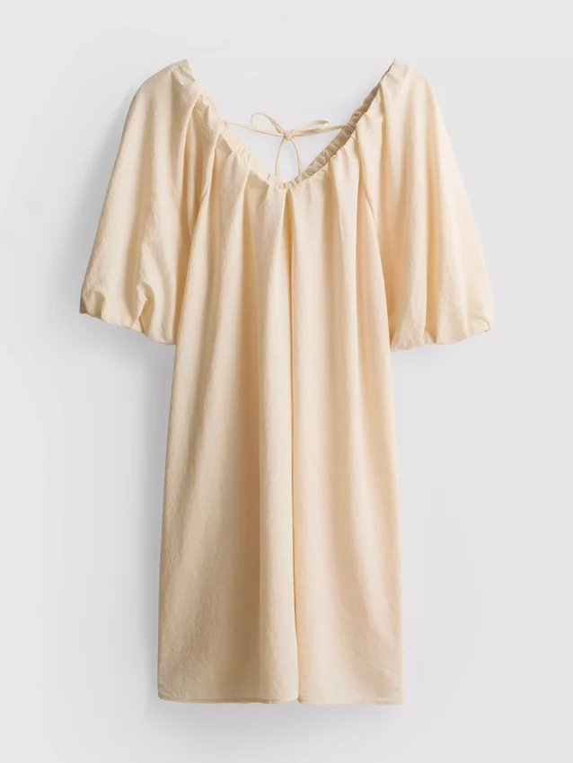 Rochie mini cu mâneci bufante Rochie mini cu mâneci bufante