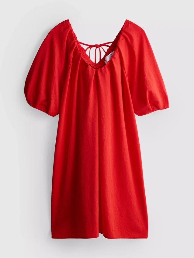 Rochie mini cu mâneci bufante Rochie mini cu mâneci bufante