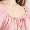 Rochie mini cu mâneci scurte șifonate Rochie mini cu mâneci scurte șifonate