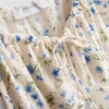 Rochie mini cu mâneci scurte șifonate Rochie mini cu mâneci scurte șifonate