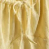 Rochie mini cu mâneci scurte șifonate