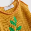 Rochie mini de plajă croșetată și brodată