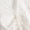 Rochie mini din bumbac cu ochiuri și volane Rochie mini din bumbac cu ochiuri și volane
