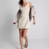 Rochie mini din bumbac Ponte Rochie mini din bumbac Ponte