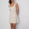 Rochie mini din bumbac Ponte Rochie mini din bumbac Ponte