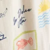 Rochie mini dreaptă cu imprimeu