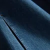Rochie mini dreaptă din denim de bumbac Rochie mini dreaptă din denim de bumbac
