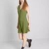 Rochie mini fără mâneci, cu decolteu în V Rochie mini fără mâneci, cu decolteu în V
