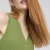 Rochie mini fără mâneci, cu decolteu în V Rochie mini fără mâneci, cu decolteu în V