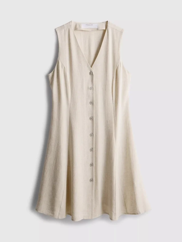 Rochie mini fără mâneci, cu decolteu în V Rochie mini fără mâneci, cu decolteu în V
