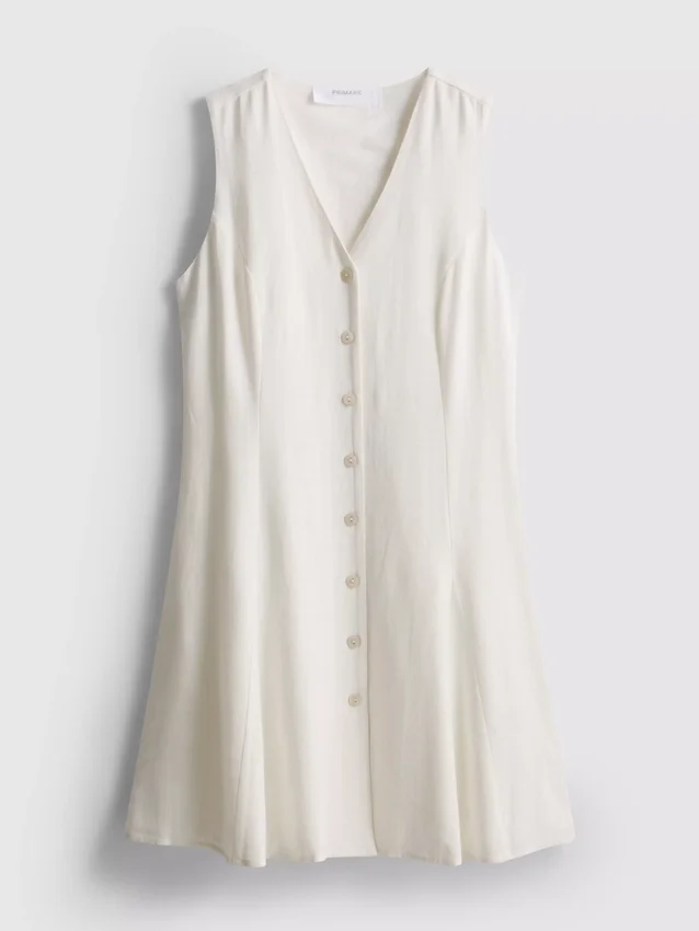 Rochie mini fără mâneci, cu decolteu în V Rochie mini fără mâneci, cu decolteu în V