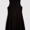 Rochie mini fără mâneci, cu decolteu în V Rochie mini fără mâneci, cu decolteu în V