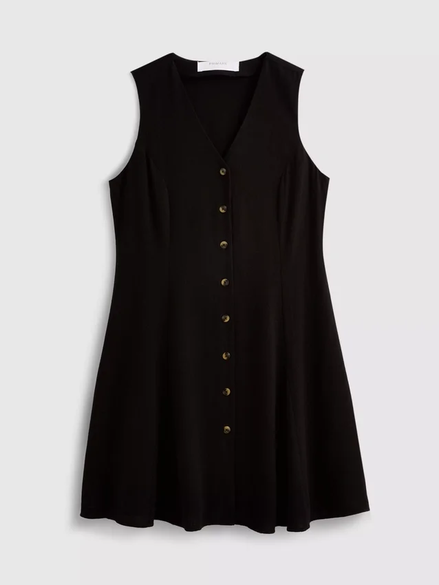 Rochie mini fără mâneci, cu decolteu în V Rochie mini fără mâneci, cu decolteu în V