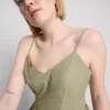 Rochie mini structurată tip corset Rochie mini structurată tip corset