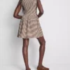 Rochie mini texturată, cu efect de șifonare Rochie mini texturată, cu efect de șifonare