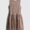 Rochie mini texturată, cu efect de șifonare Rochie mini texturată, cu efect de șifonare