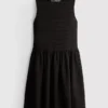 Rochie mini texturată, cu efect de șifonare Rochie mini texturată, cu efect de șifonare