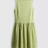 Rochie mini texturată, cu efect de șifonare Rochie mini texturată, cu efect de șifonare