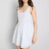 Rochie mini tip corset din amestec de bumbac Rochie mini tip corset din amestec de bumbac