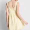 Rochie mini tip corset din amestec de bumbac Rochie mini tip corset din amestec de bumbac