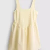 Rochie mini tip corset din amestec de bumbac Rochie mini tip corset din amestec de bumbac