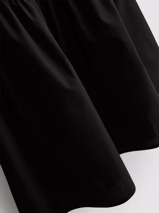 Rochie mini tip corset din amestec de bumbac Rochie mini tip corset din amestec de bumbac