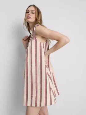 Rochie mini trapez din bumbac