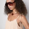 Rochie mini trapez din bumbac Rochie mini trapez din bumbac