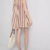 Rochie mini trapez din bumbac Rochie mini trapez din bumbac
