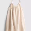 Rochie mini trapez din bumbac Rochie mini trapez din bumbac