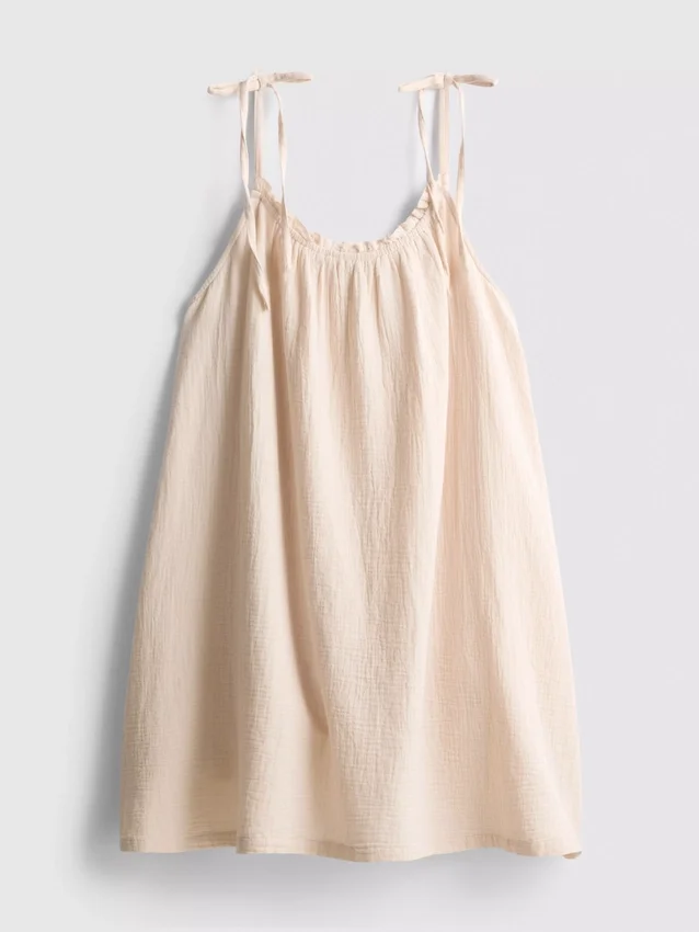 Rochie mini trapez din bumbac Rochie mini trapez din bumbac