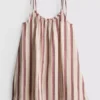 Rochie mini trapez din bumbac Rochie mini trapez din bumbac