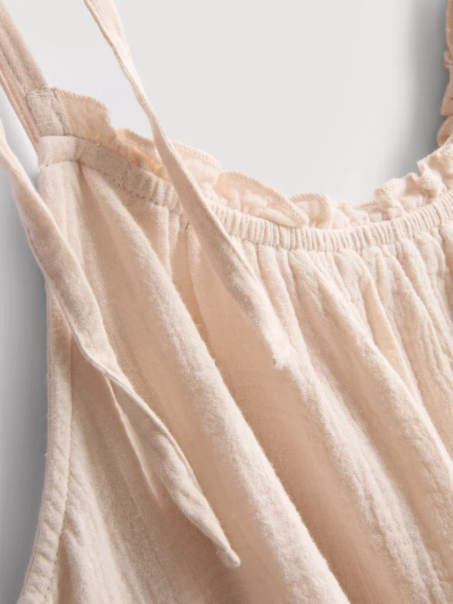 Rochie mini trapez din bumbac Rochie mini trapez din bumbac