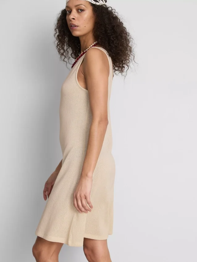 Rochie mini tricotată, cu croi în A Rochie mini tricotată, cu croi în A