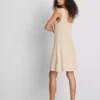 Rochie mini tricotată, cu croi în A Rochie mini tricotată, cu croi în A