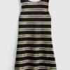 Rochie mini tricotată, cu croi în A Rochie mini tricotată, cu croi în A