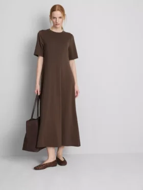 Rochie-tricou midi