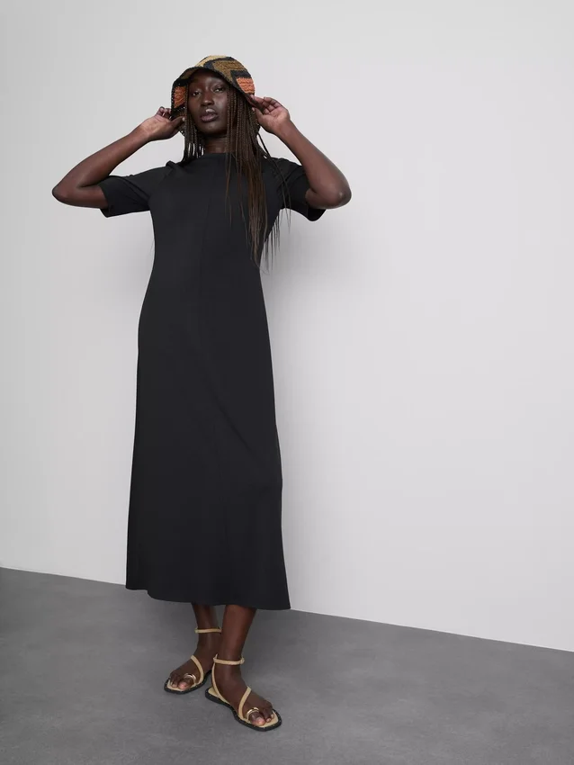 Rochie-tricou midi Rochie-tricou midi