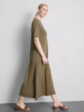Rochie-tricou midi